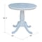 International Concepts Round 30 in Round Top Pedestal Table, 28.9 inH, White, 30 W, 30 L, 28.9 in H, Wood, White K08-30RT - alternate 2